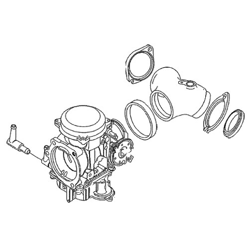 HD純正　CVキャブ差込口用シール