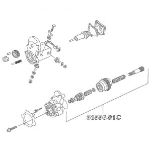 1991年以降XLスタータークラッチASSY/31556-91C