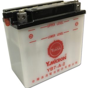 YUASA　YB7-Aバッテリー　66006-70　電解液0.65L