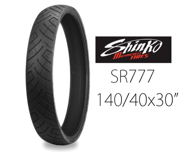 代引可】 SHINKO シンコー 30インチ ハーレー SR777 140/40-30 タイヤ ...